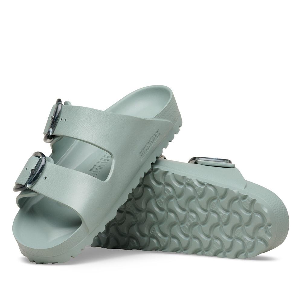 Klapki damskie Birkenstock Arizona Big Buckle 1031301 - zielone