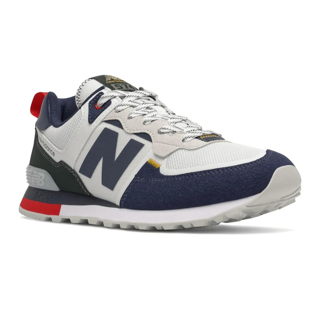 Buty New Balance ML574IX2 - granatowo-białe