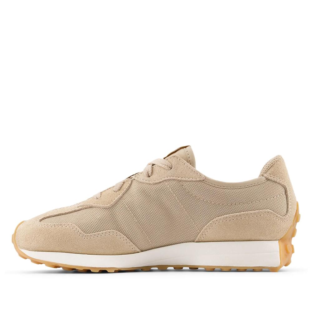 Buty młodzieżowe New Balance GS327WO - beżowe