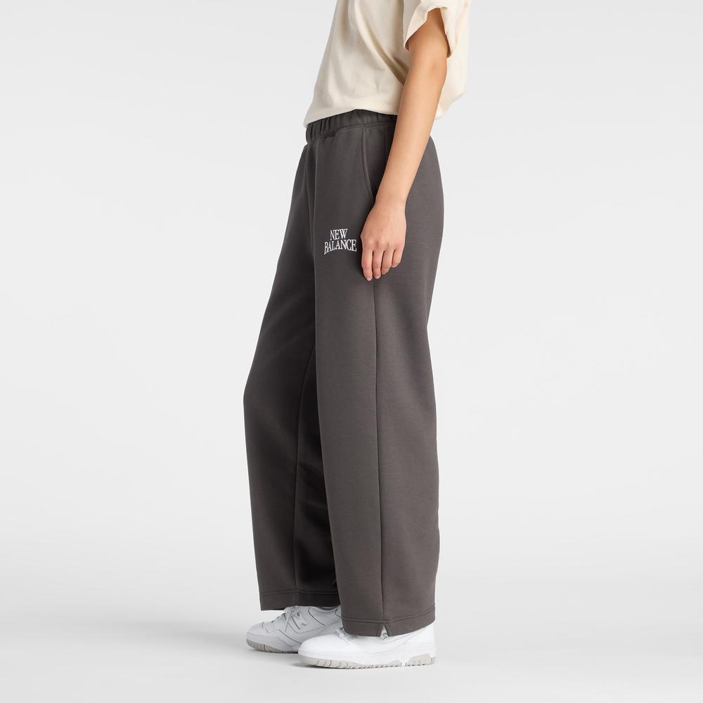 Spodnie damskie New Balance WB61W1DZABR - szare