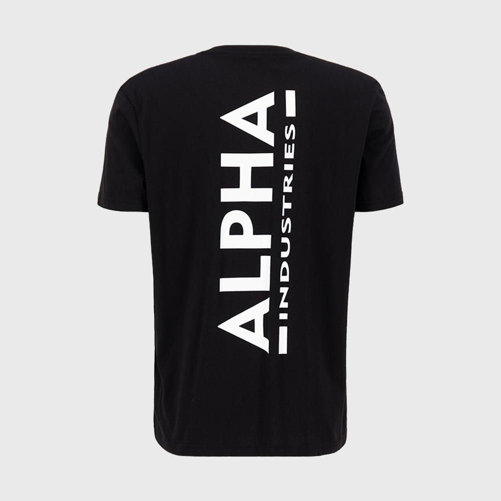Koszulka Alpha Industries Backprint T 12850703 - czarna