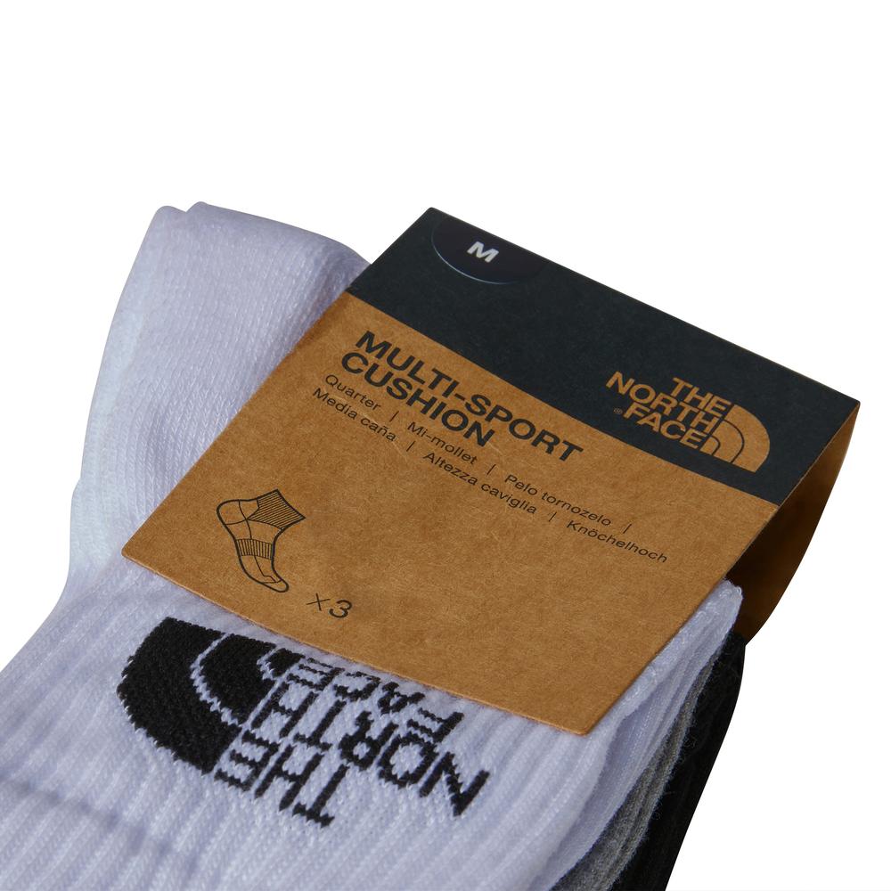 Skarpety The North Face Multi Sport Cush Quarter Sock 3P 0A882G3OW1 - multikolor