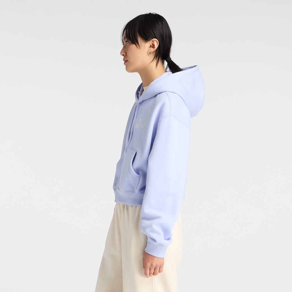 Bluza damska New Balance WJ61W2EEDYK - niebieska