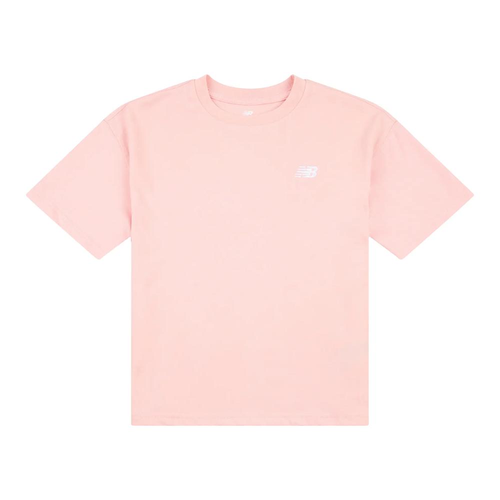 Koszulka dziecięca New Balance LAKG0001PIE - różowa
