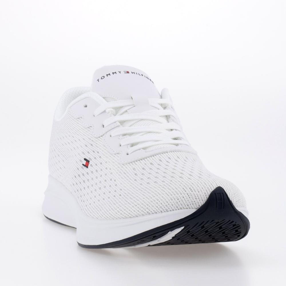 Buty Tommy Hilfiger Lightweight Runner FM0FM04563-YBS - białe