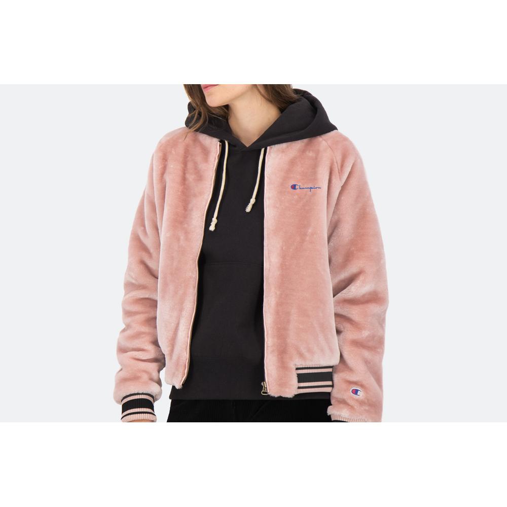 CHAMPION REVERSE WEAVE WOMENS FLEECE BOMBER JACKET > 112319-PS124