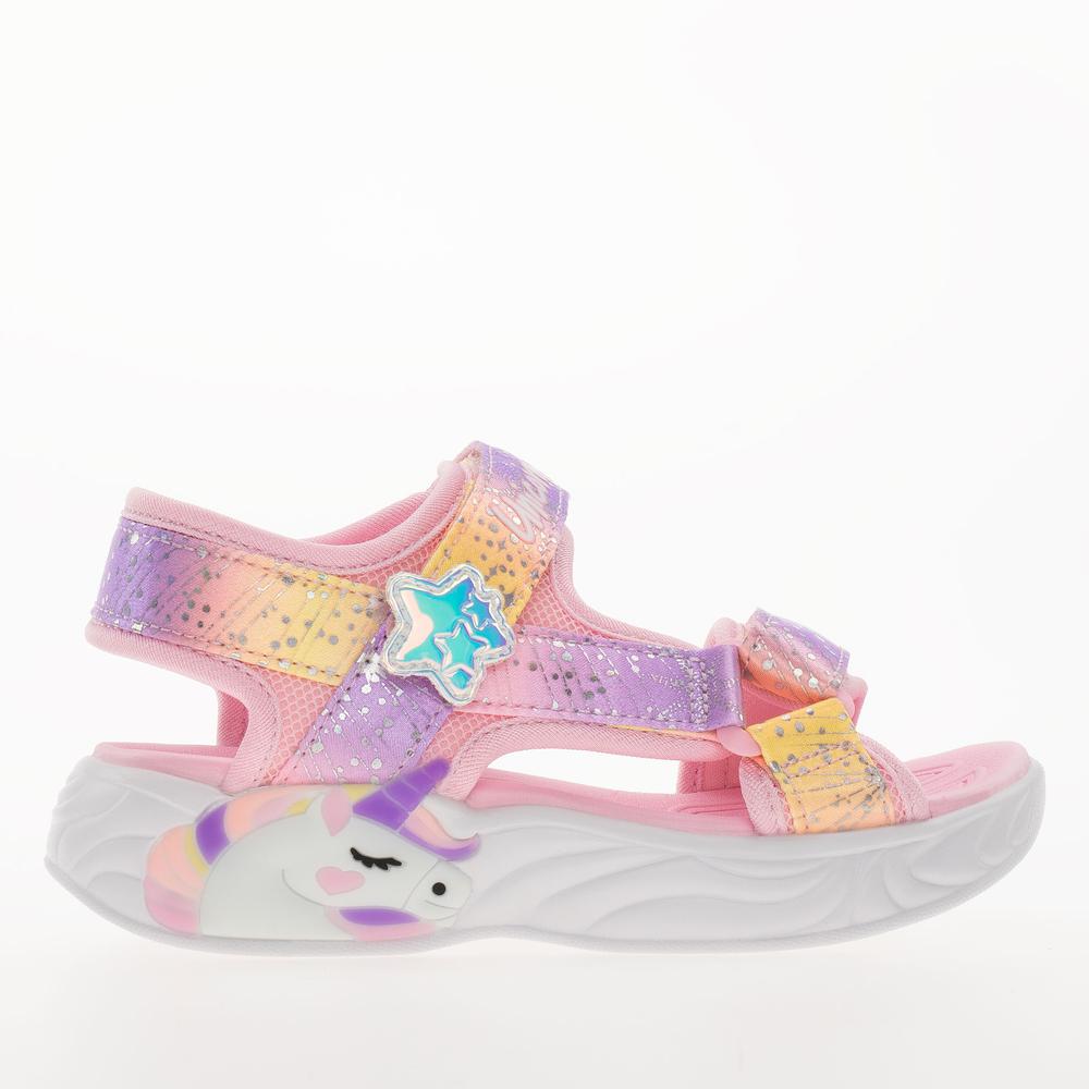 Sandały Skechers Unicorn Dreams Majestic Bliss 302682LLPMT - różowe