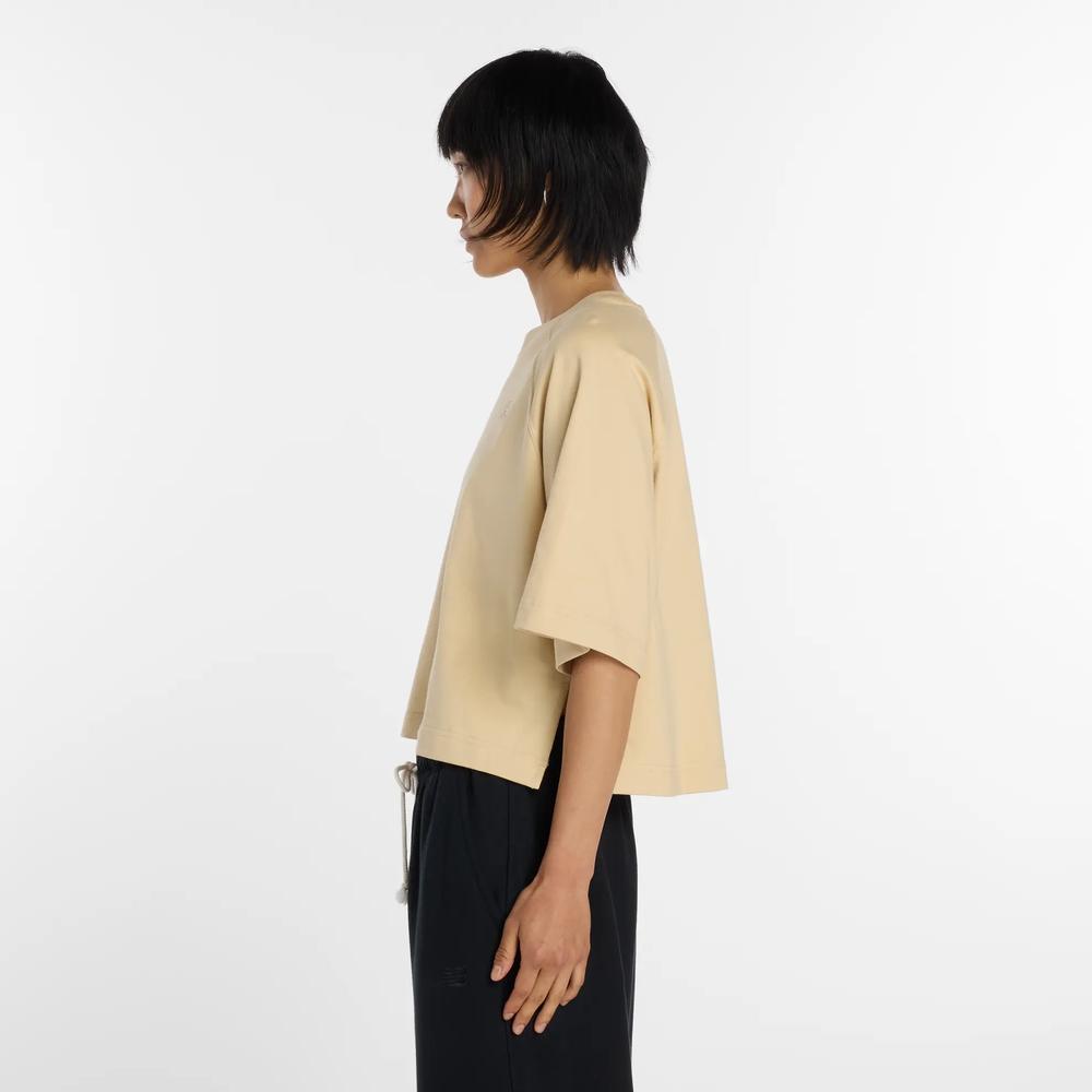 Koszulka damska New Balance WT6147DDABC - żółta