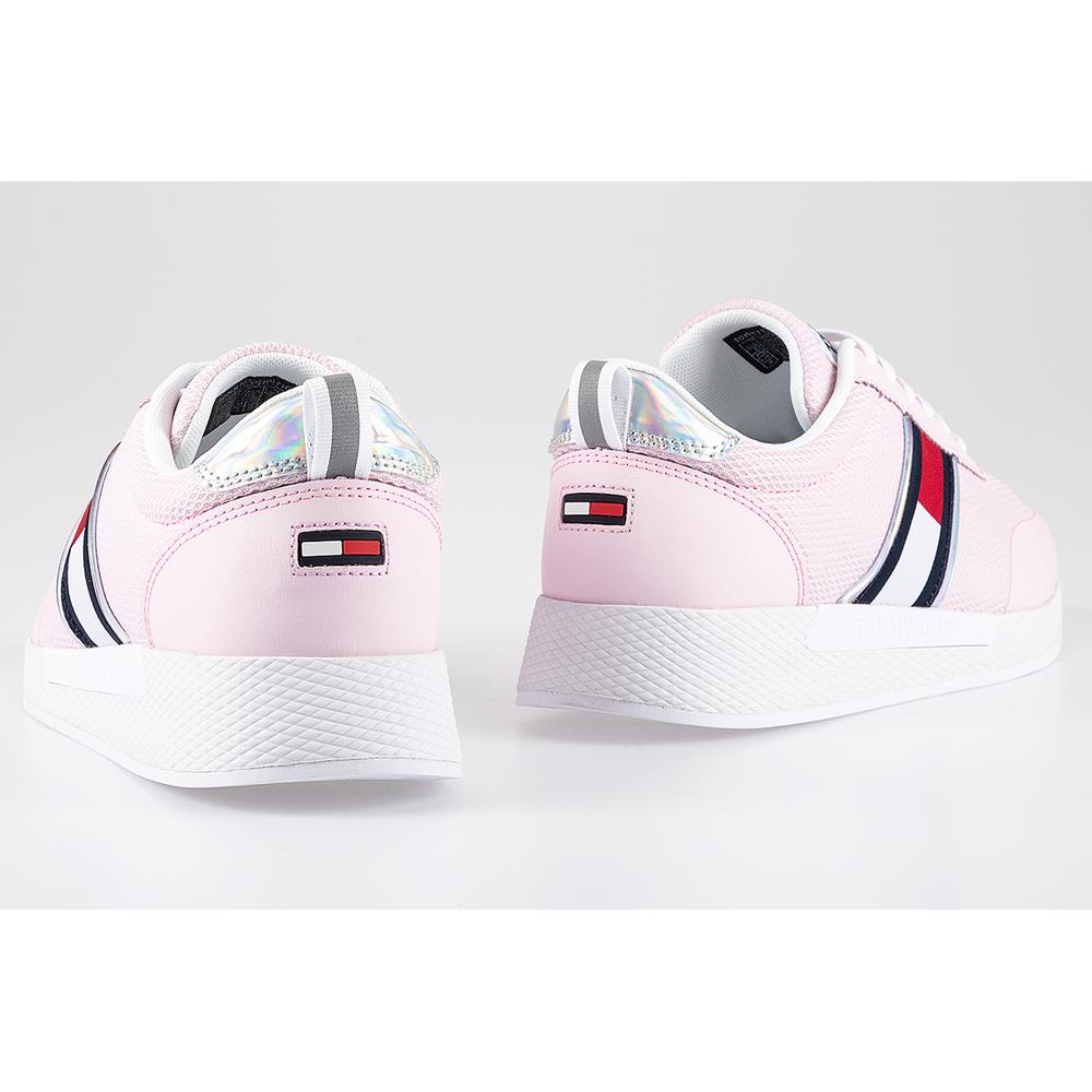 Tommy Jeans Iridescent Flag Trainers > EN0EN01359-TOG