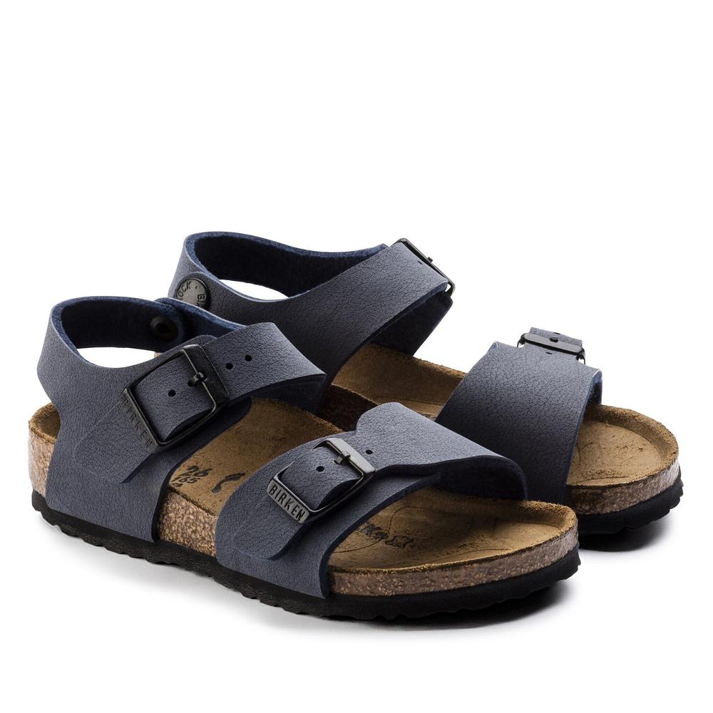Sandały dziecięce Birkenstock New York 87773 - granatowe