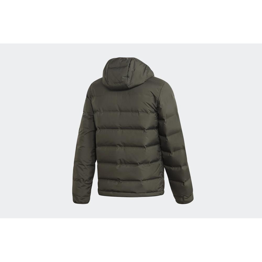 ADIDAS HELIONIC HOODED DOWN JACKET > DZ1427