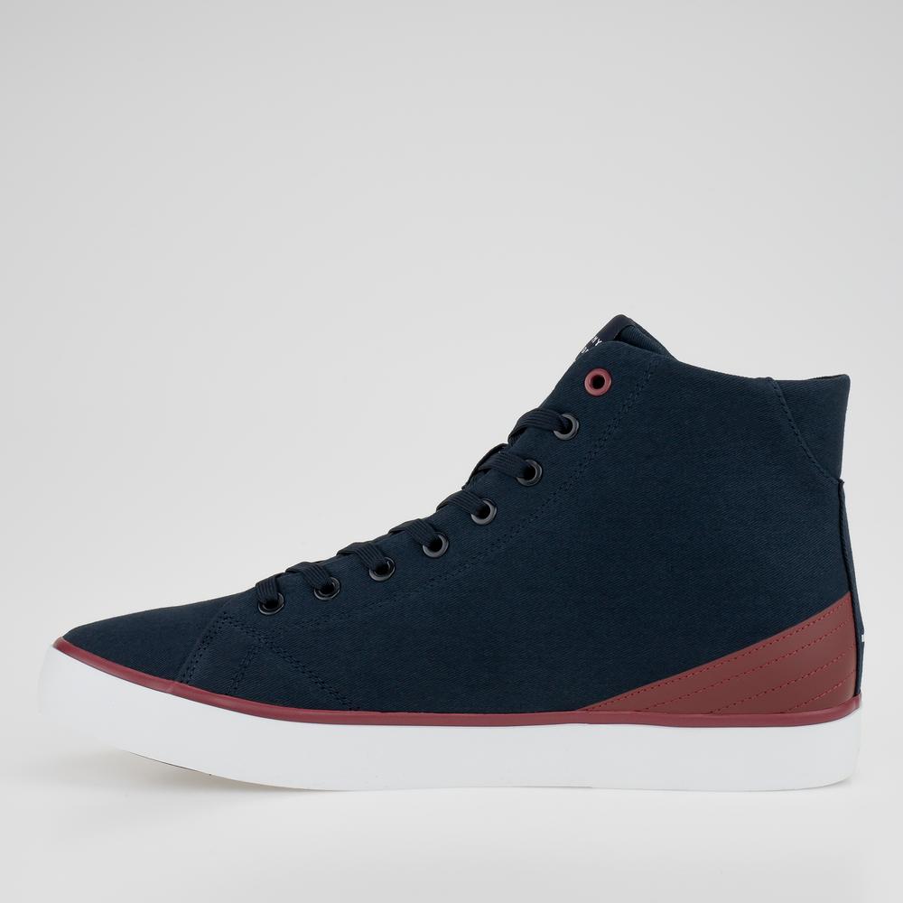 Buty Tommy Hilfiger HI Vulc Core Canvas FM0FM04729-DW5 - granatowe