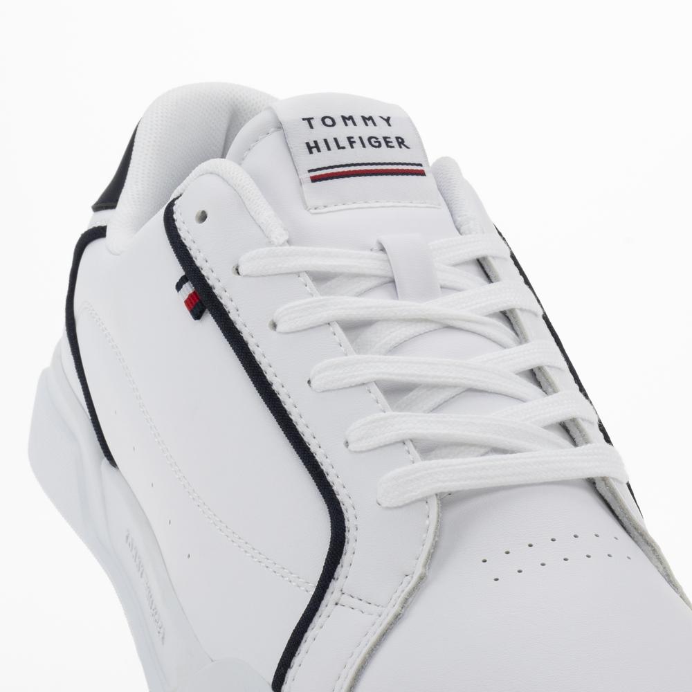 Buty Tommy Hilfiger Lo Cup Leather FM0FM04429-YBS - białe