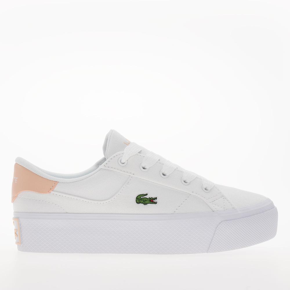 Buty Lacoste Ziane Platform 125 1 CFA 749CFA0017-1Y9 - białe