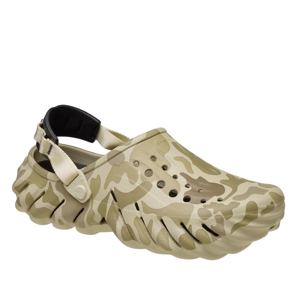 Klapki unisex Crocs Echo Duck Clog 211981-2YJ - beżowe