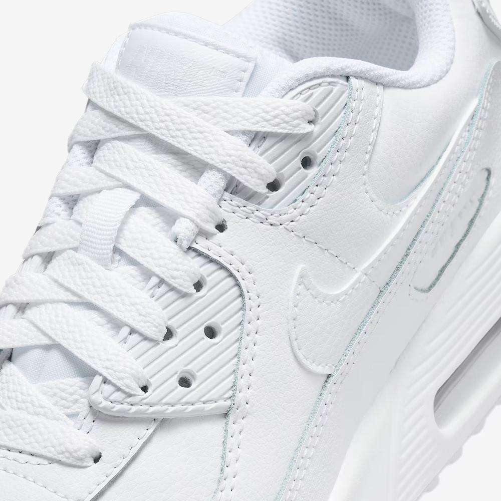 Buty młodzieżowe Nike Air Max 90 HF6358-102 - białe
