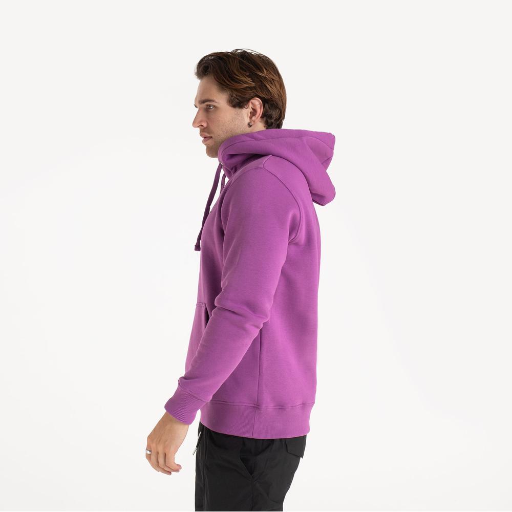 Bluza Alpha Industries Basic Hoody Small Logo 196318677 - fioletowa
