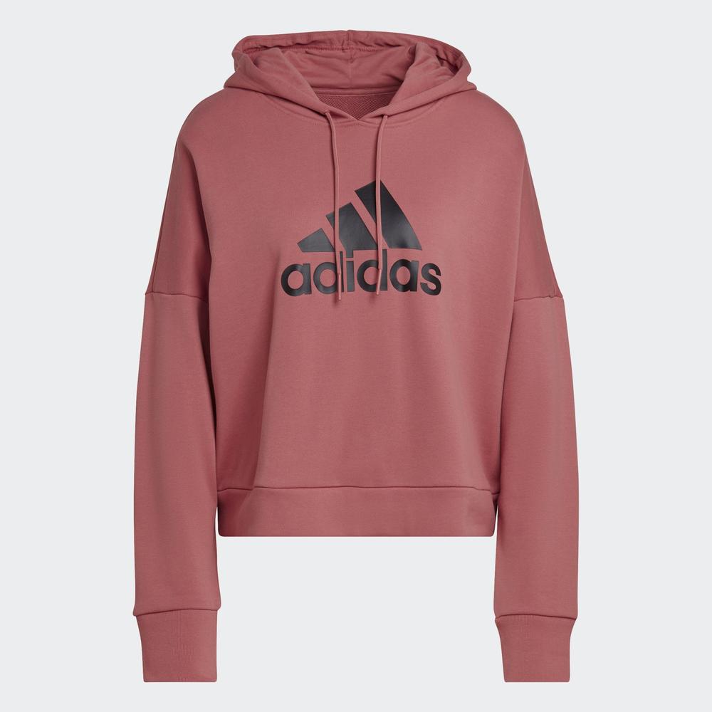 Bluza adidas Future Icons Badge Of Sport Hoodie HK0544 - czerwona
