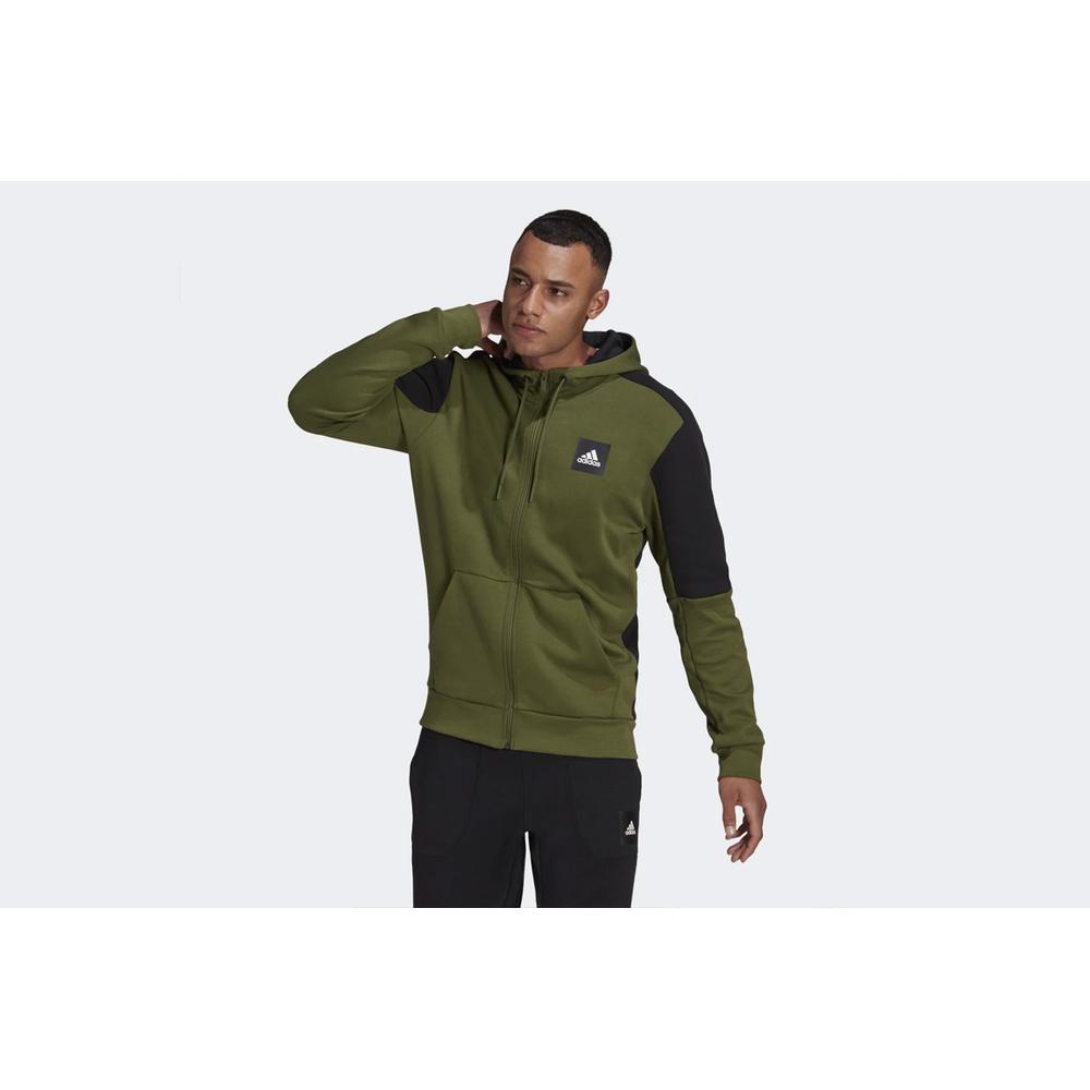 adidas Must Haves Full-Zip Stadium Hoodie > GM6344