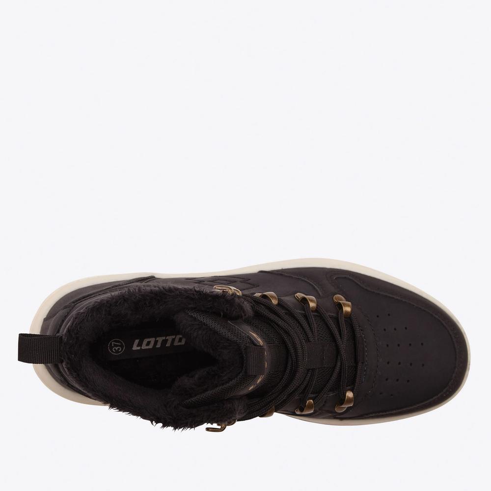 Buty damskie Lotto Jalana PF Fur 2400390W-1112 - czarne