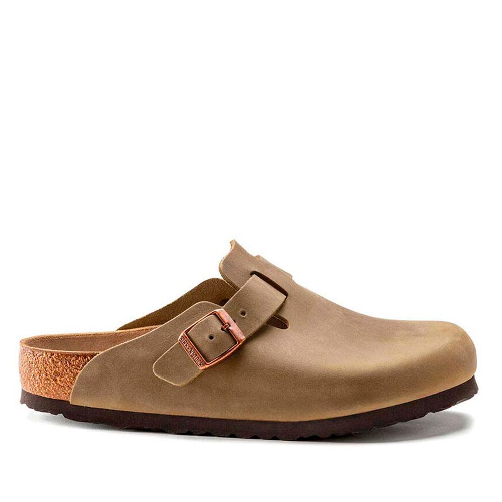 Klapki Birkenstock Boston 960811 - brązowe