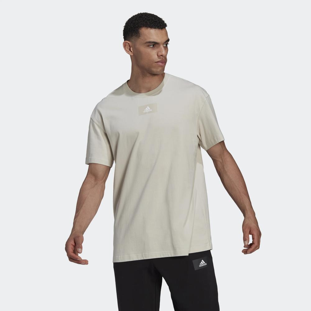 Koszulka adidas Essentials FeelVivid Drop Shoulder Tee HK2856 - szara