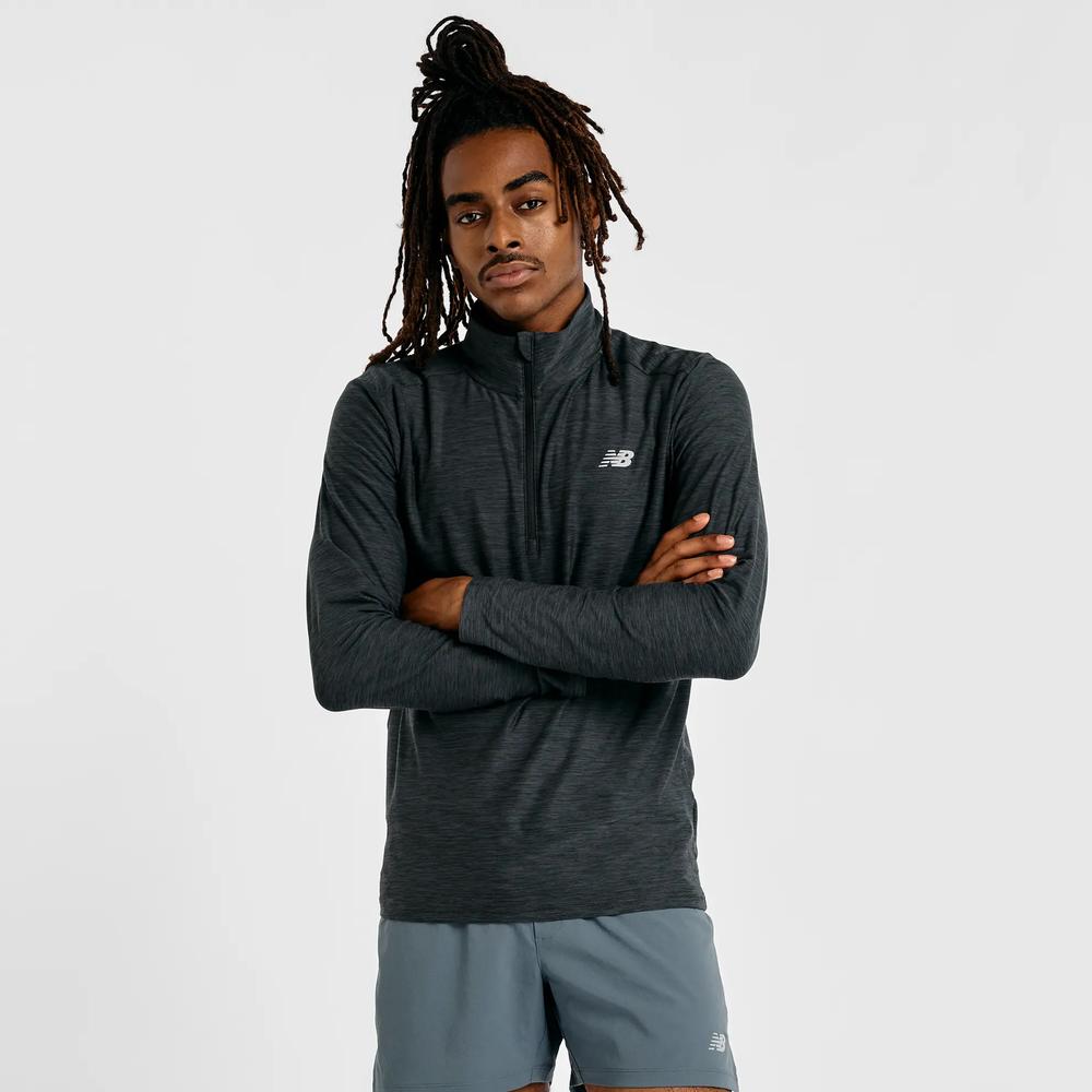 Bluza męska New Balance MT41915BKH - szara