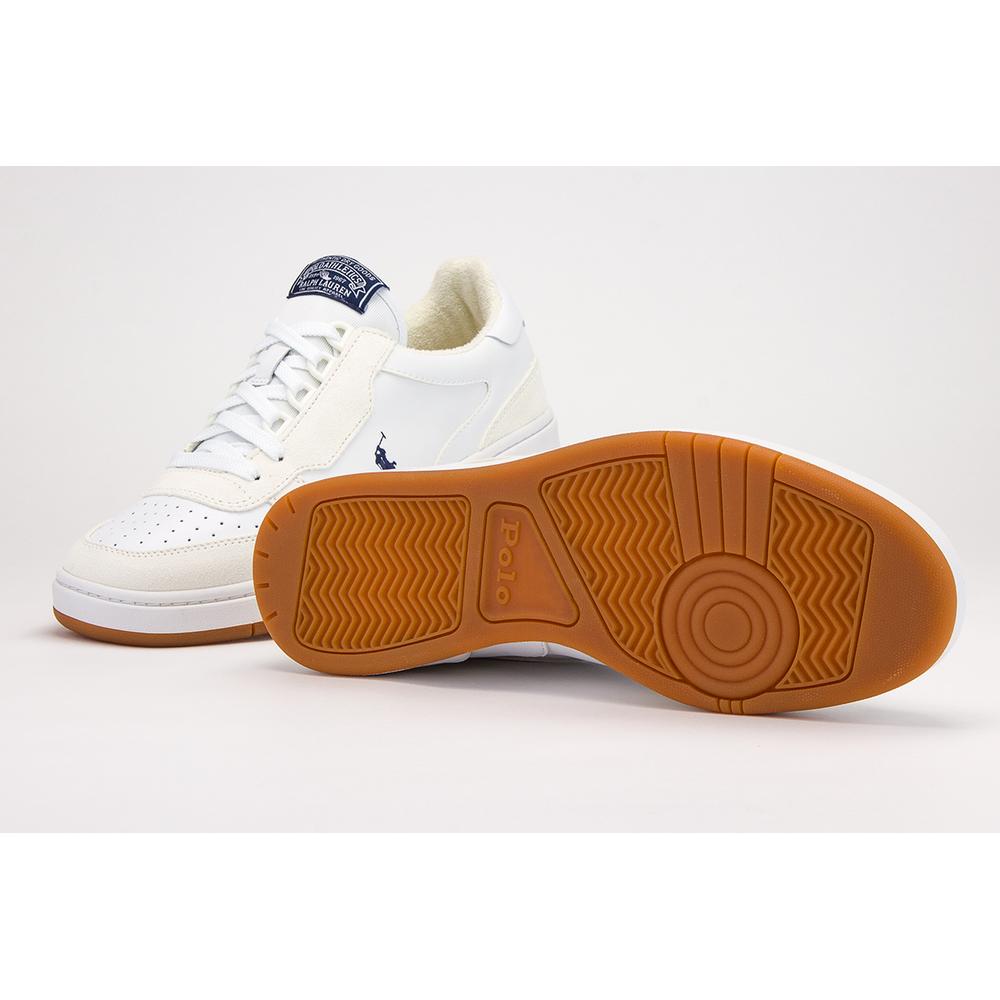 POLO RALPH LAUREN COURT LEATHER TRAINER > 809800457001