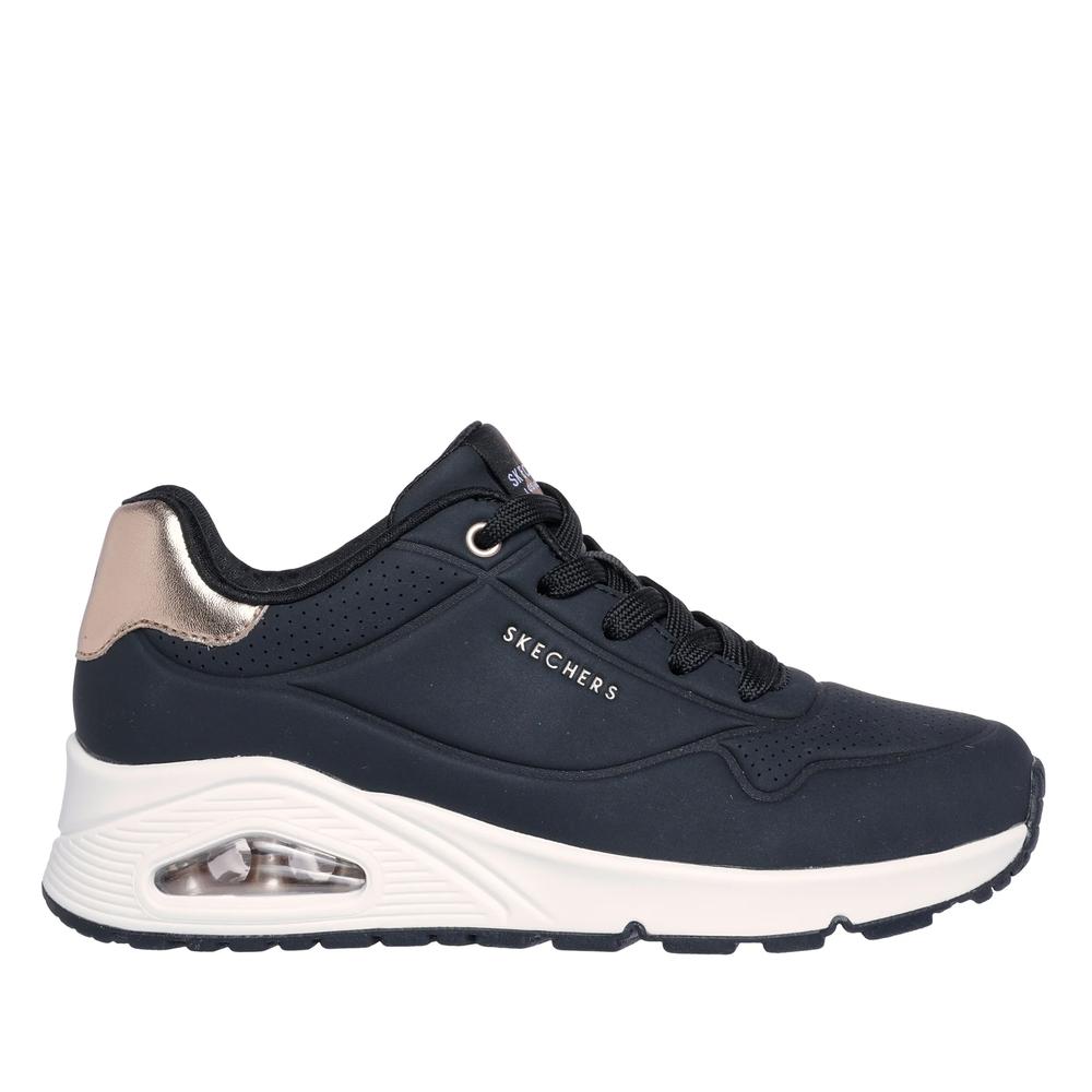 Buty damskie Skechers Uno Golden Air 177094BLK - czarne