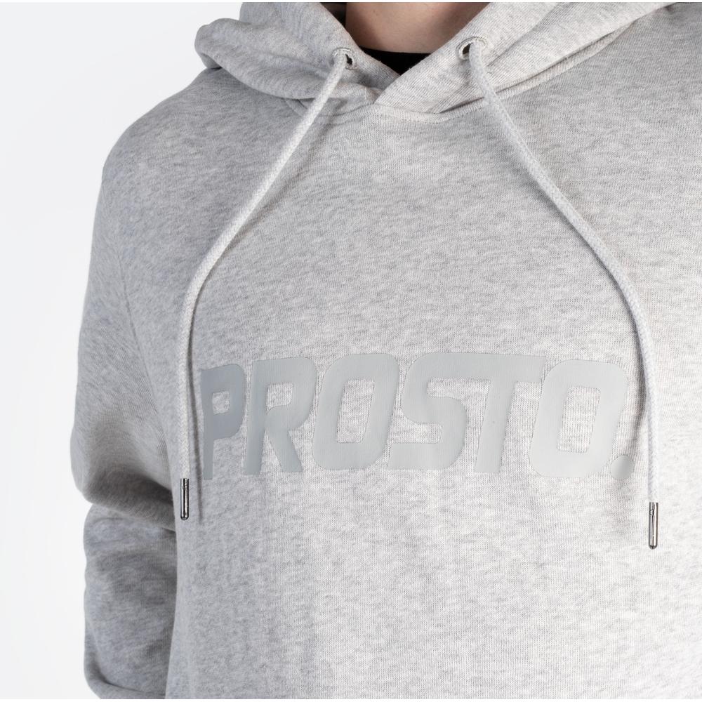Bluza męska Prosto Klasyk Hoodie Matched KL251MSWE2041 - szara