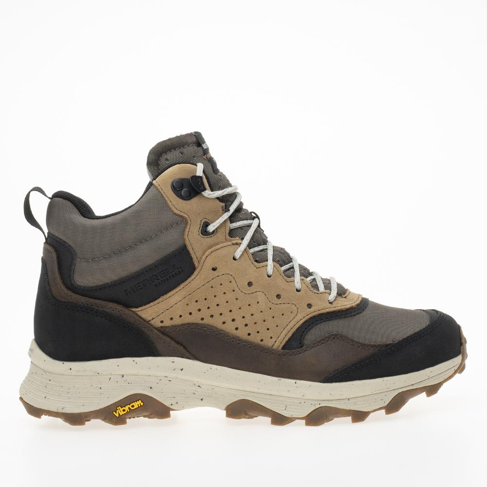 Buty Merrell Speed Solo Mid WP J004533 - brązowe