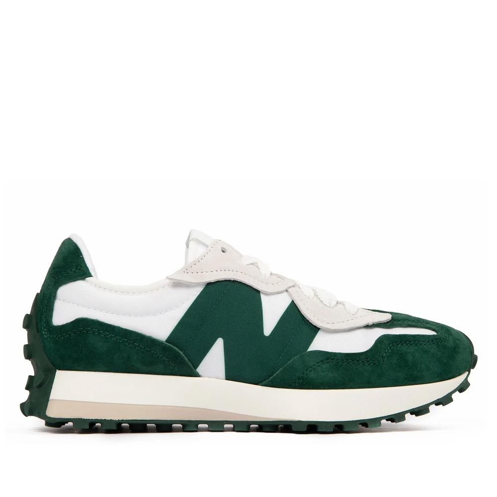 Buty New Balance U327WEL - zielono-białe