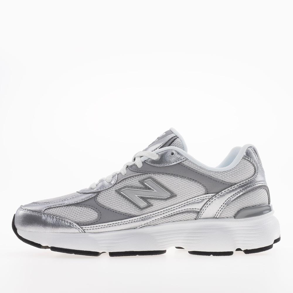 Buty damskie New Balance W6037JY - srebrne