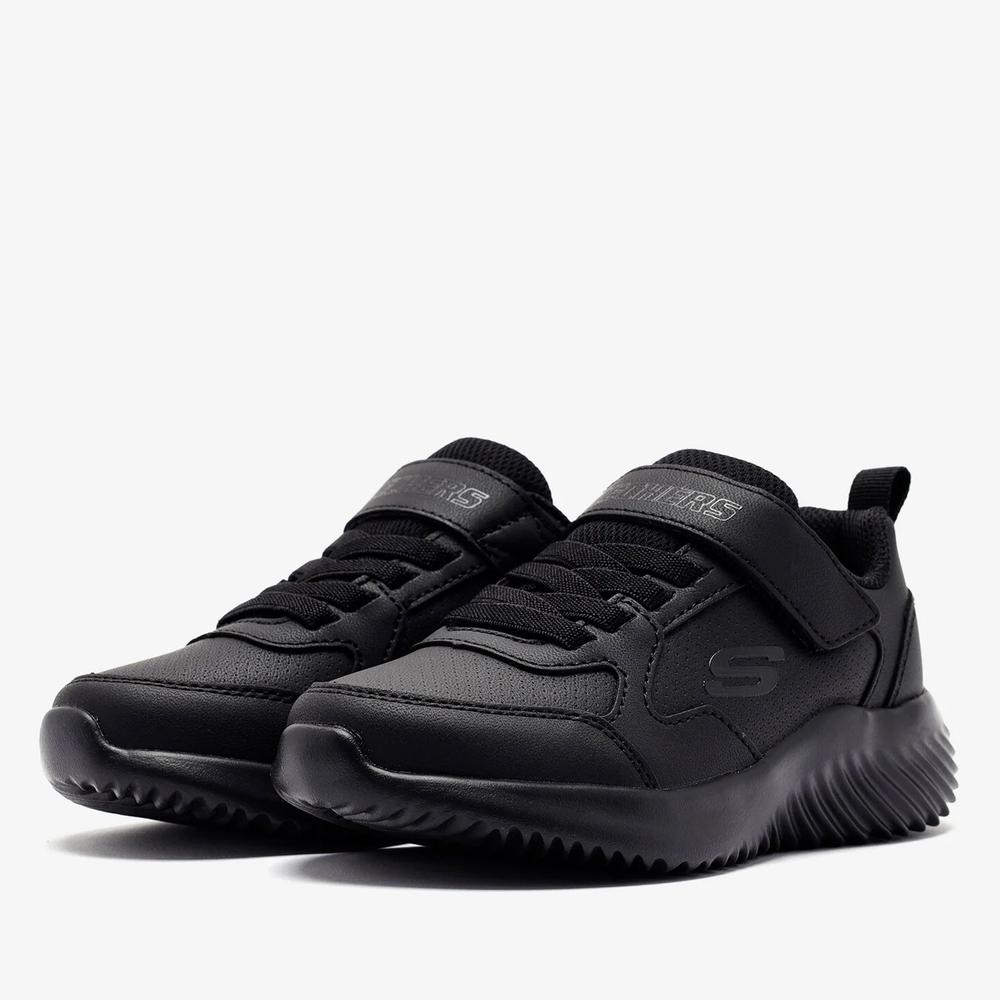 Buty dziecięce Skechers Bounder Power Study 405626LBBK - czarne