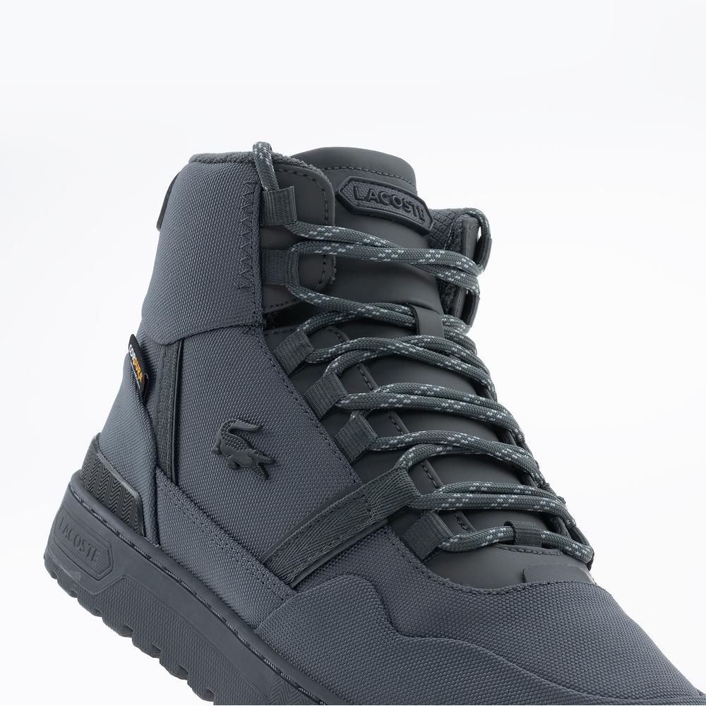 Buty męskie Lacoste T-Clip Winter Mid 225 1 SMA 750SMA0195-17C - szare