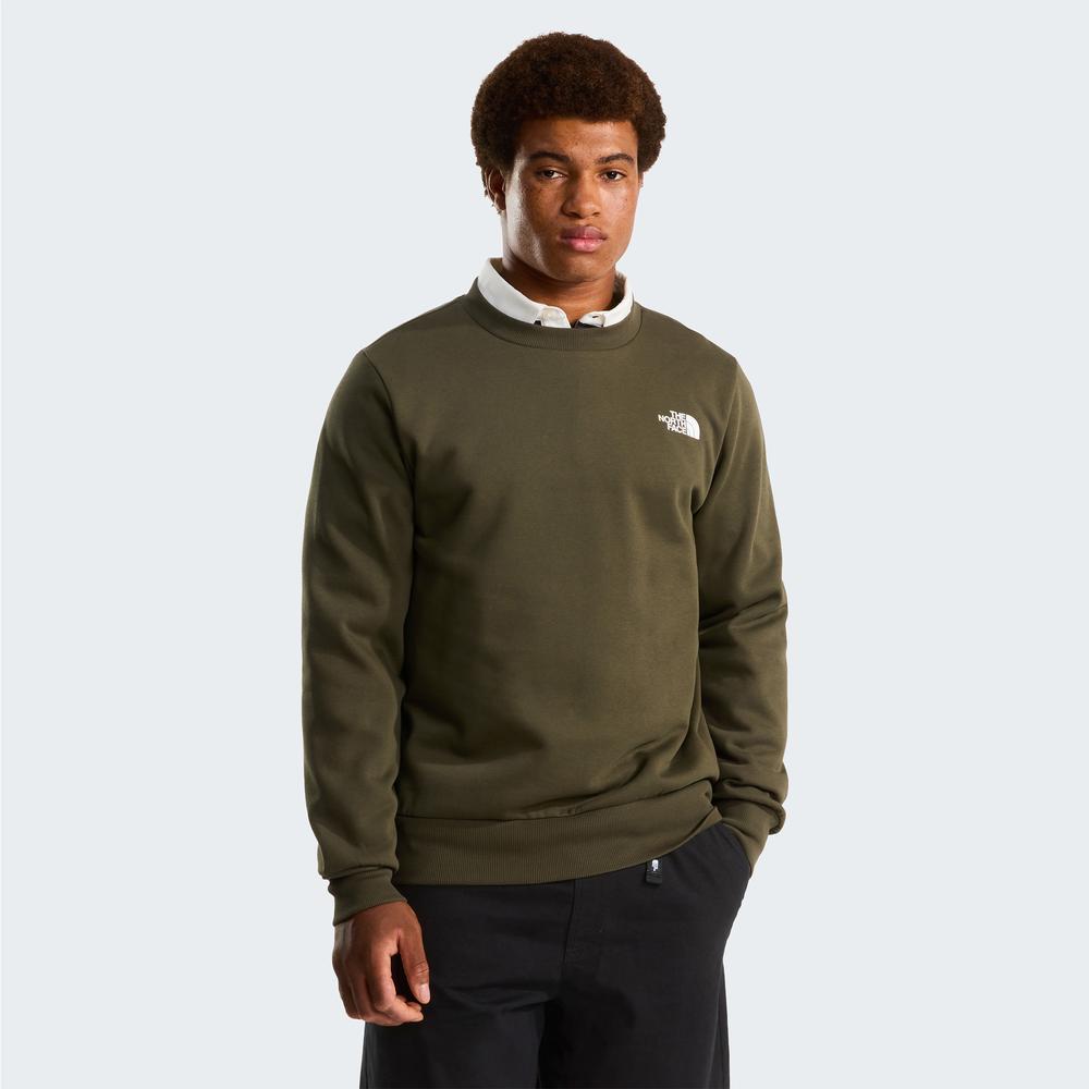 Bluza męska The North Face Simple Dome Crew 0A89FB21L1 - zielona
