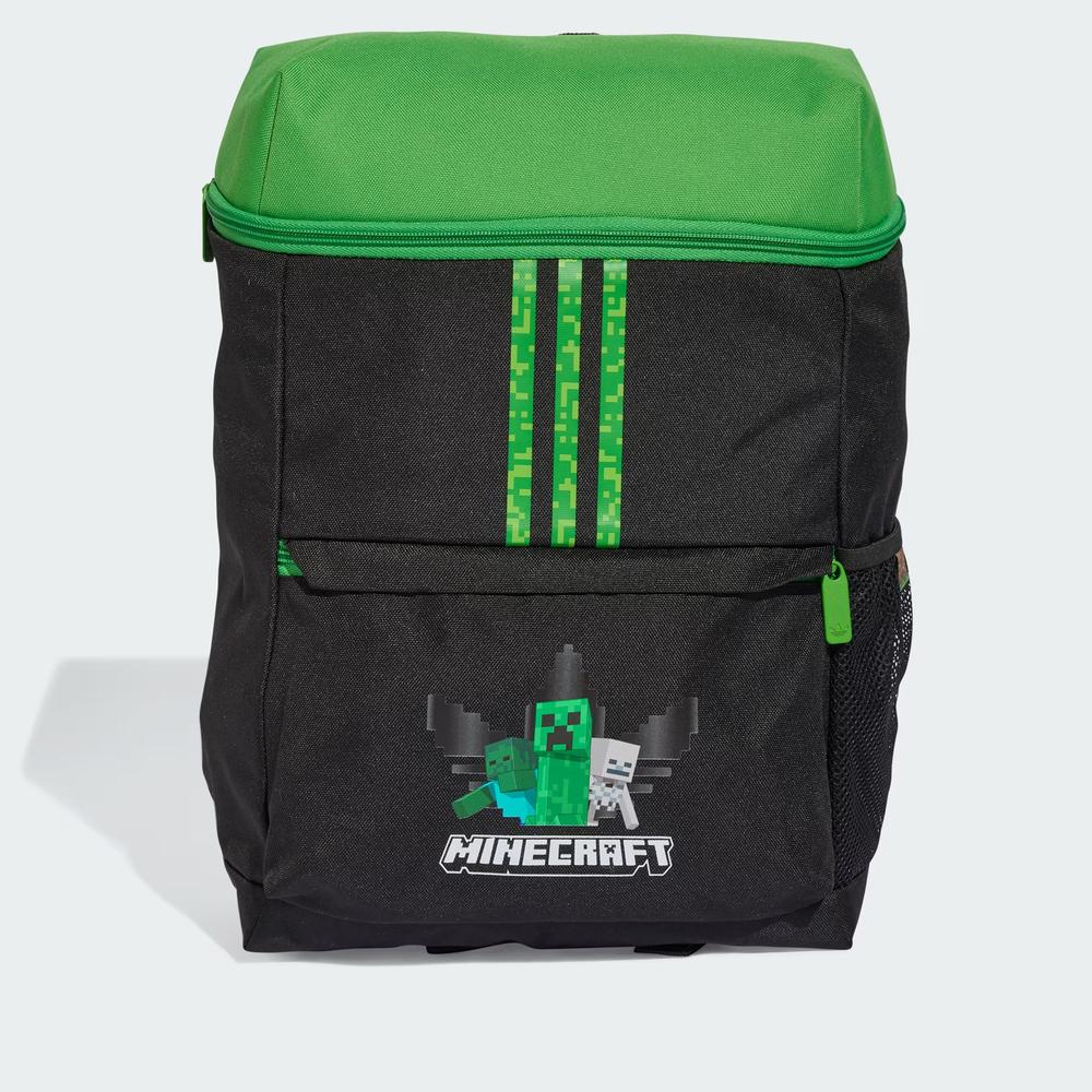 Plecak dziecięcy adidas Originals X Minecraft Teen Kids JW2943 - czarno-zielony