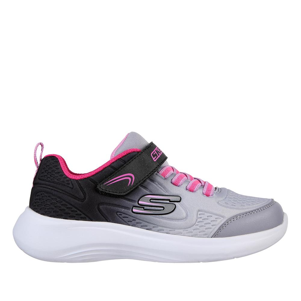 Buty dziecięce Skechers Selectors Sweet Swirl 302474LBKMT - szaro-czarne