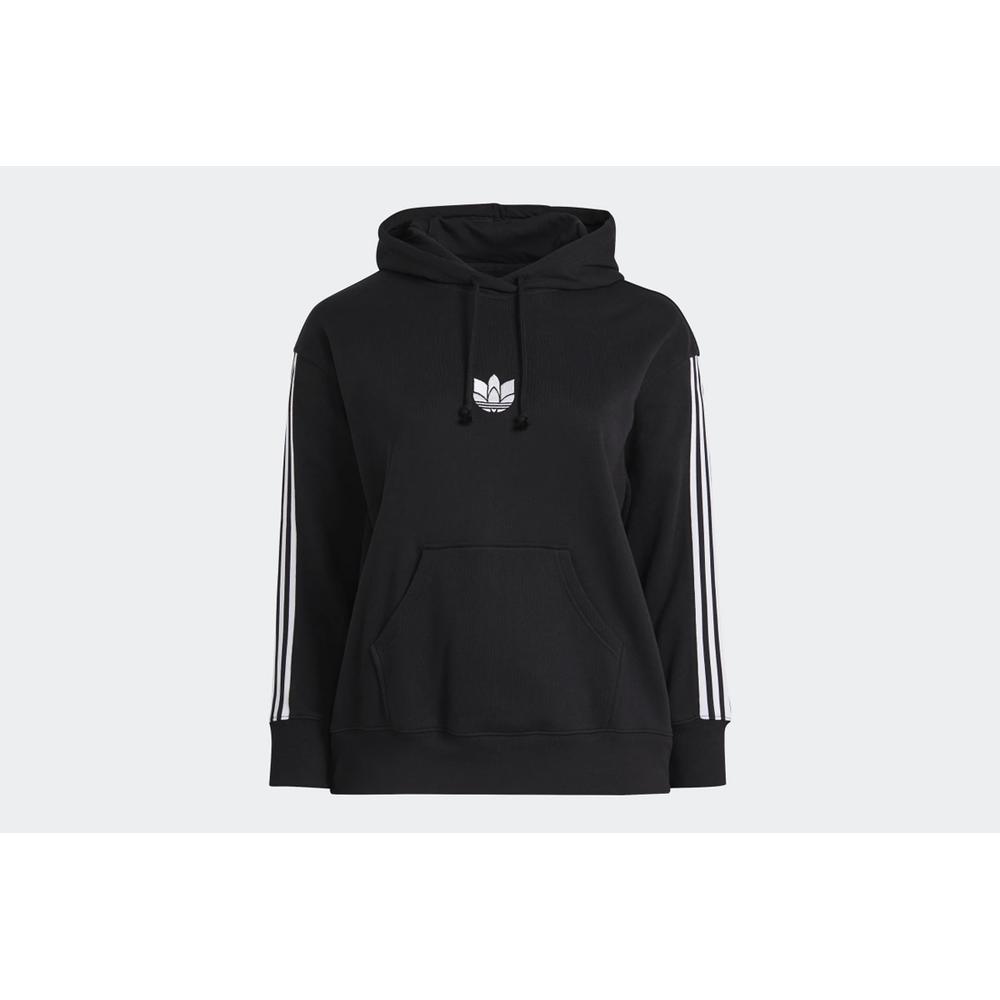 adidas LOUNGEWEAR Adicolor 3D Trefoil Oversize Hoodie > GN2931