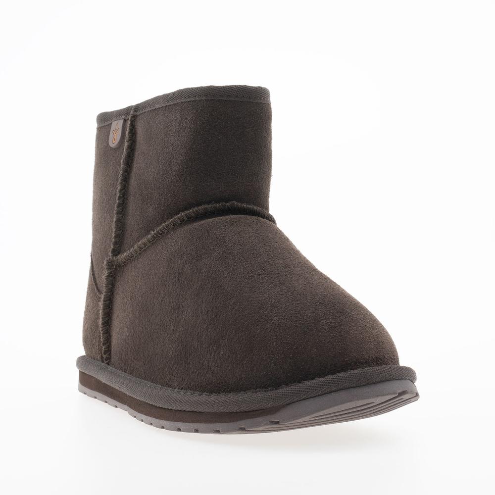 Buty dziecięce Emu Australia Wallaby Mini K10103CHOC - brązowe