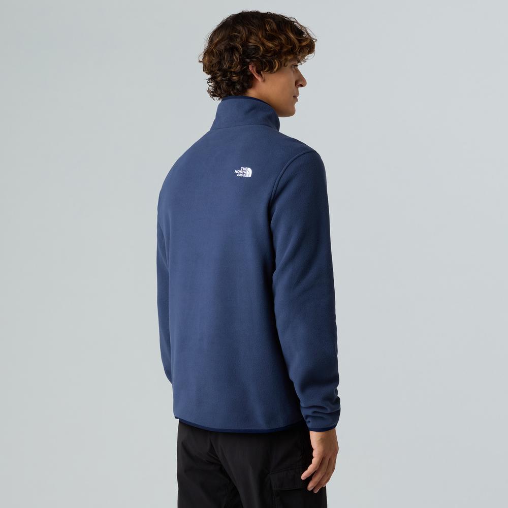 Bluza męska The North Face Glacier 1/4 Zip Fleece 0A8D0Q8K21 - granatowa