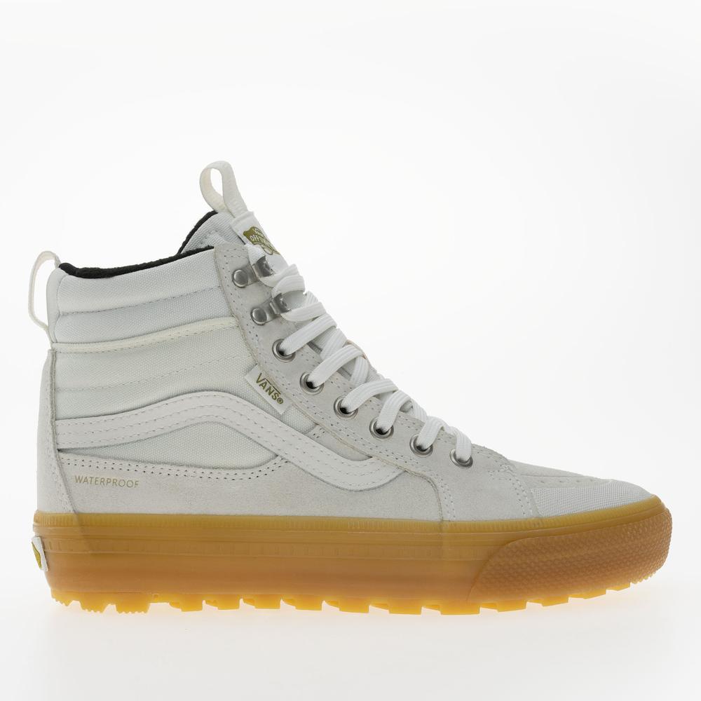 Buty damskie Vans SK8-Hi Waterproof Insulated VN000DAQ9DH1 - białe