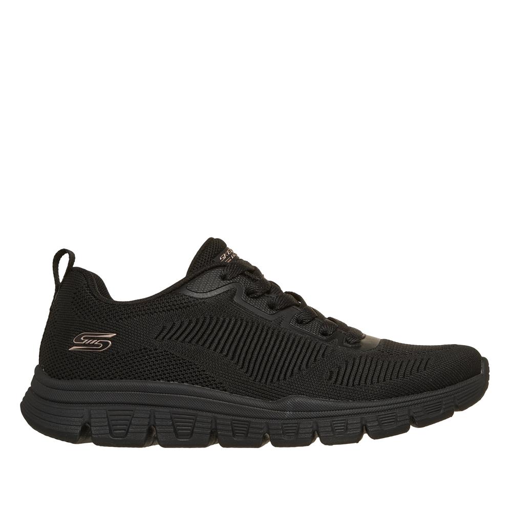 Buty damskie Skechers Bobs Sport B Light 117700BBK - czarne