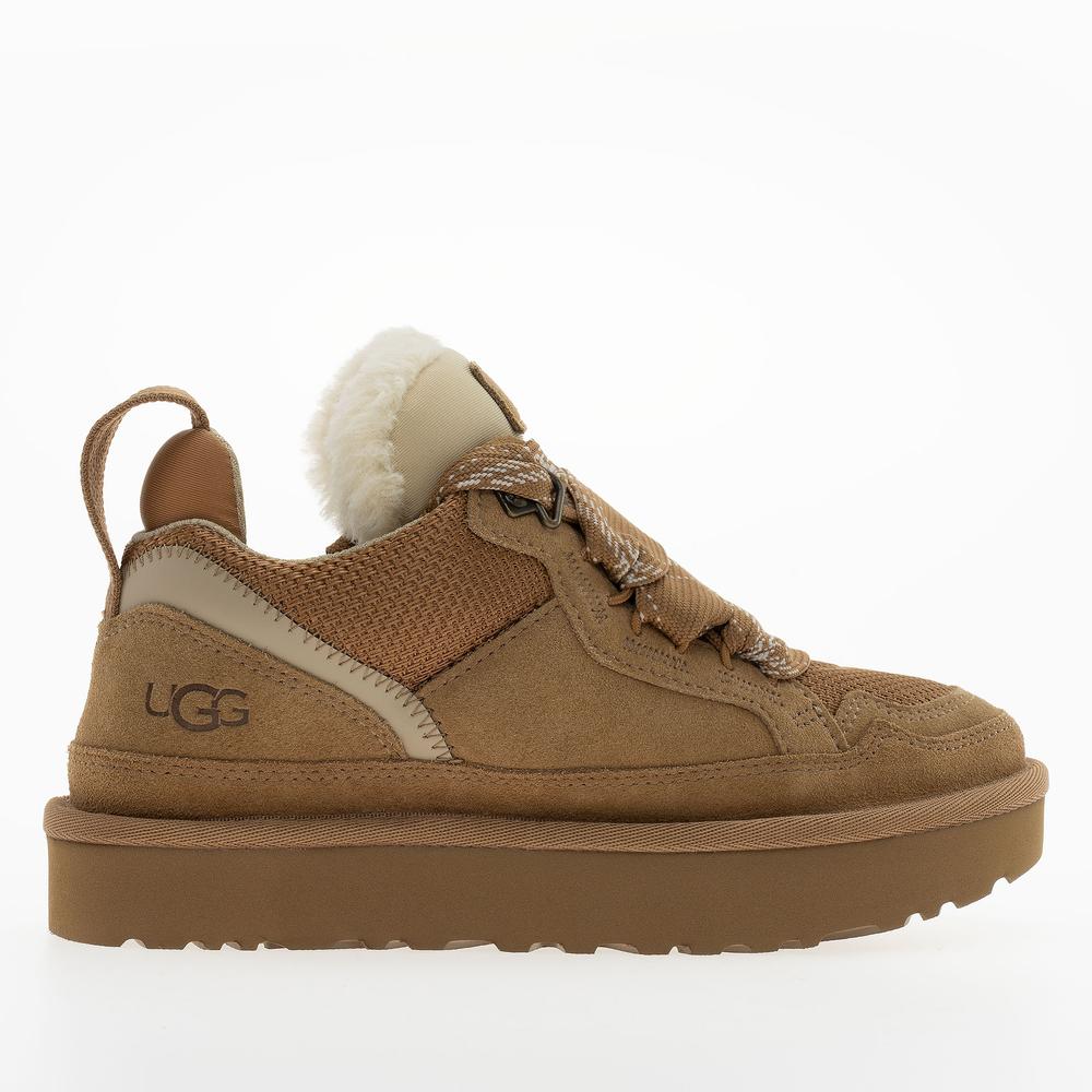Buty damskie Ugg Lowmel Sneaker 1144032-CHE - beżowe