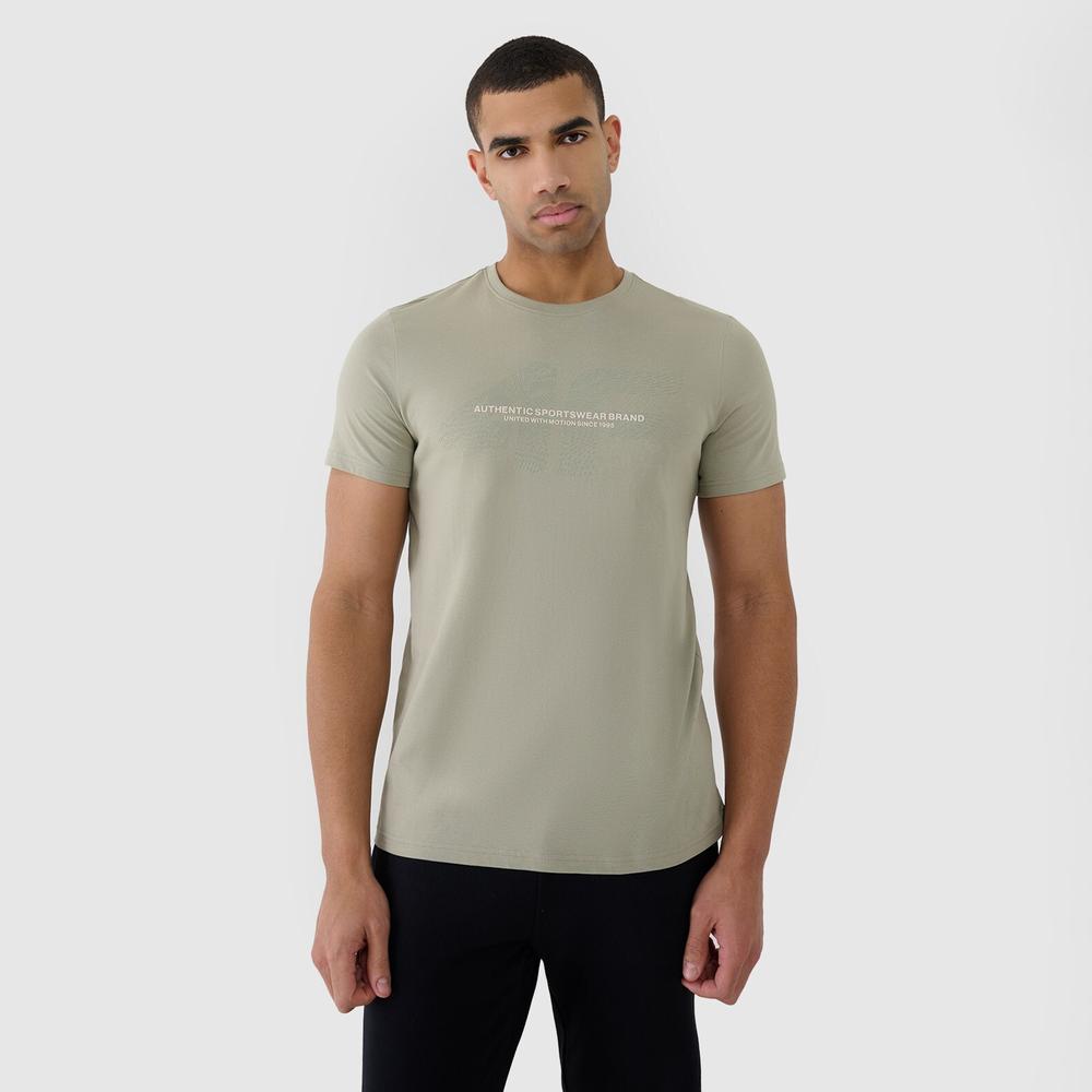 Koszulka męska 4F WSS25TTSHM200444S - zielona