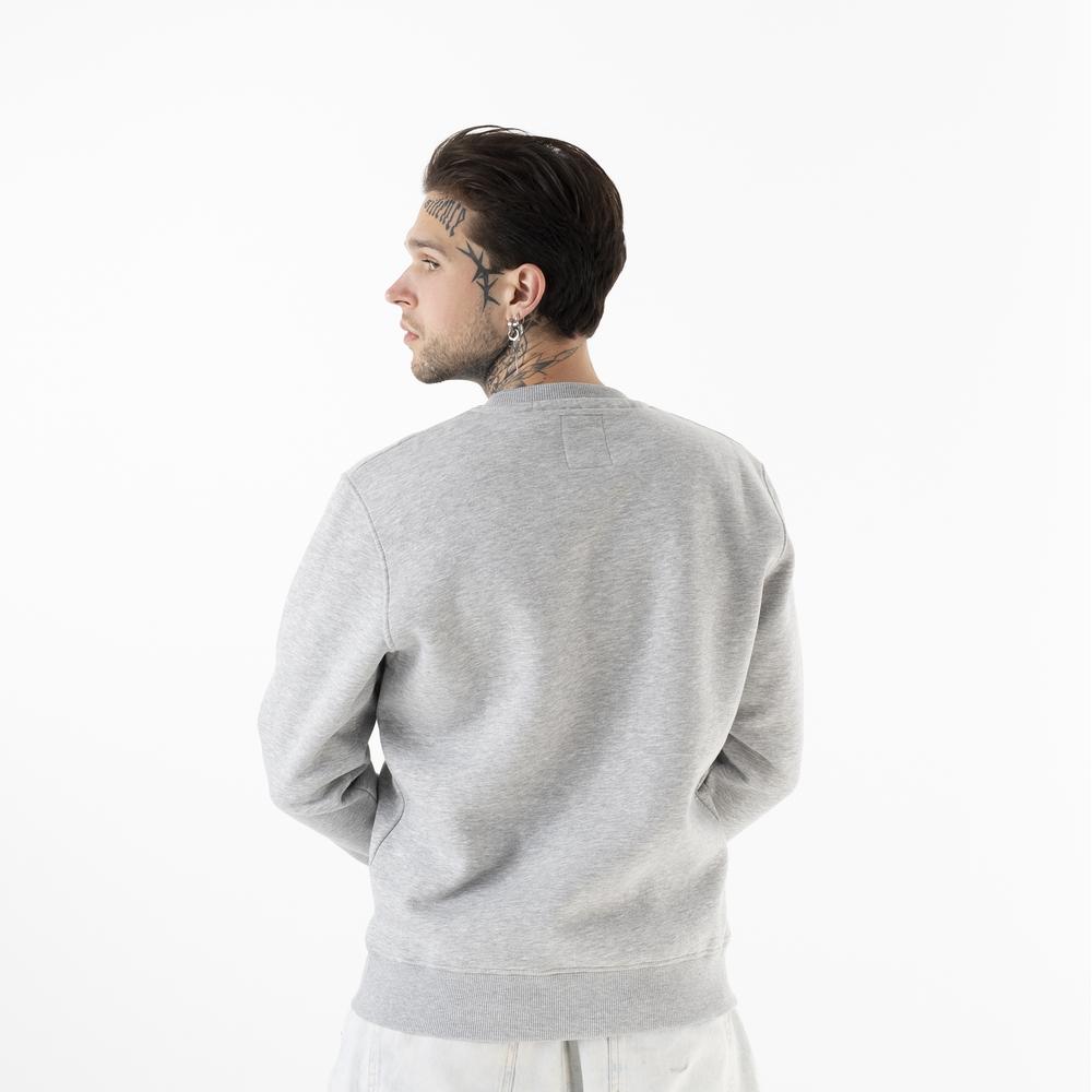 Bluza Alpha Industries Basic Sweater Small Logo 18830717 - szara