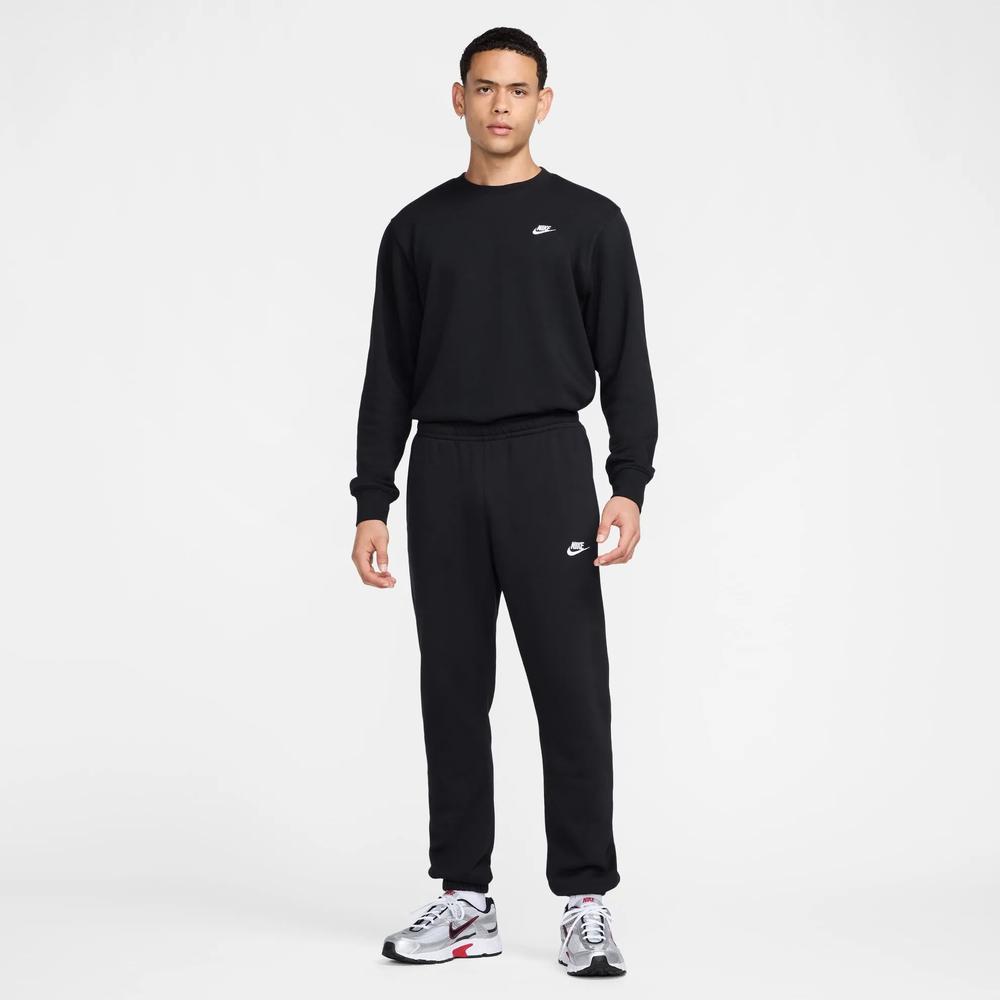 Bluza męska Nike Club French Terry Crew FN3888-010 - czarna