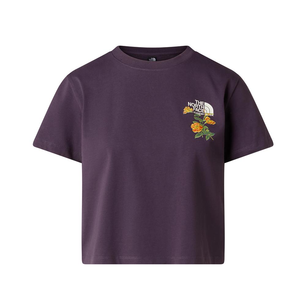 Koszulka damska The North Face Flora 0A8G9QG5O1 - fioletowa