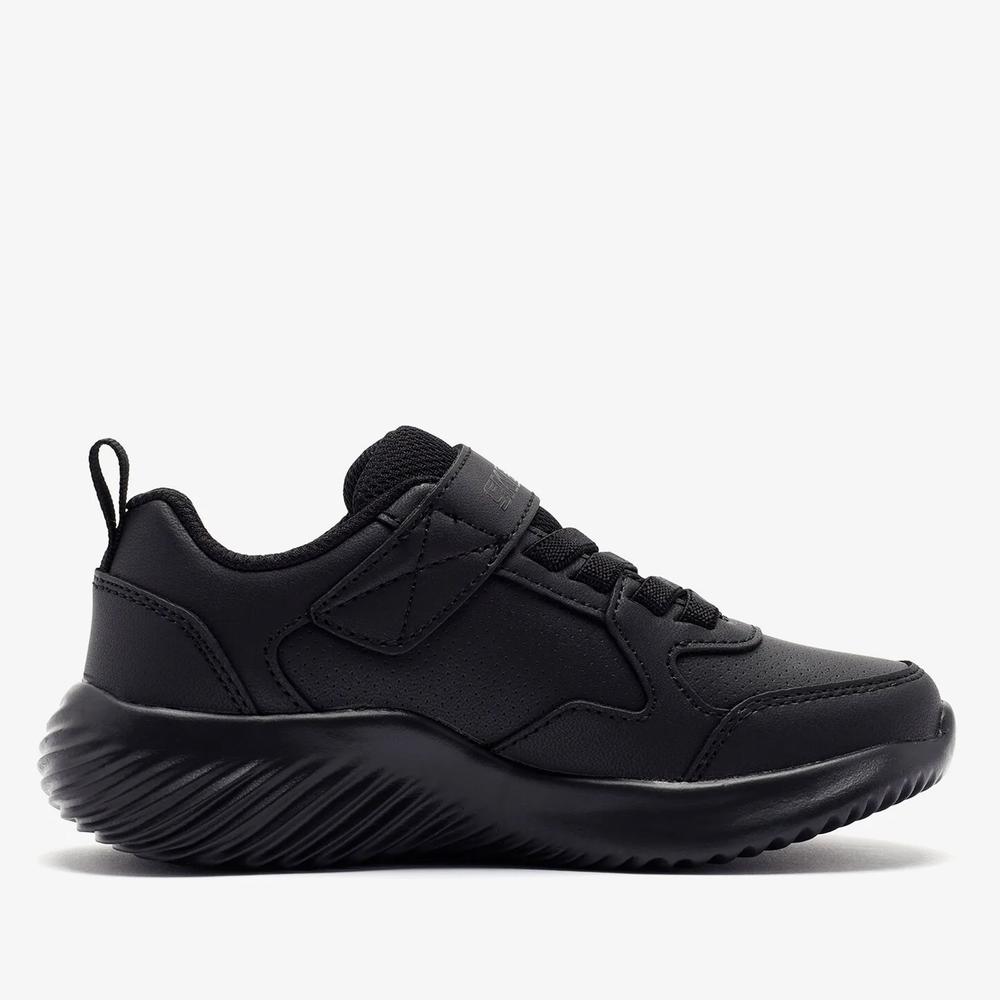 Buty dziecięce Skechers Bounder Power Study 405626LBBK - czarne