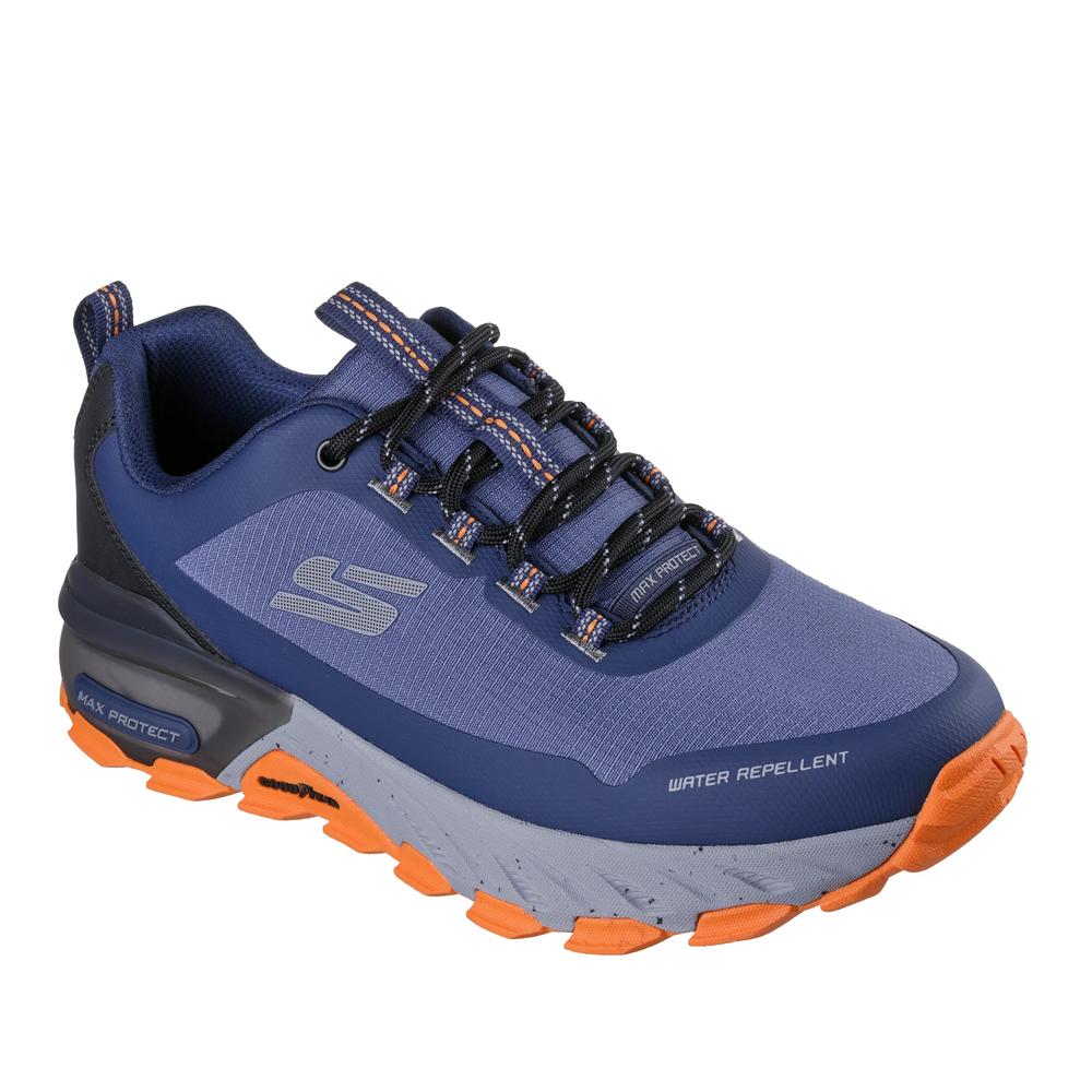 Buty męskie Skechers Max Protect 237669NVOR - granatowe